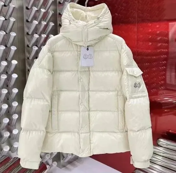 Moncler Short Puffer Jacket Shiny Nylon