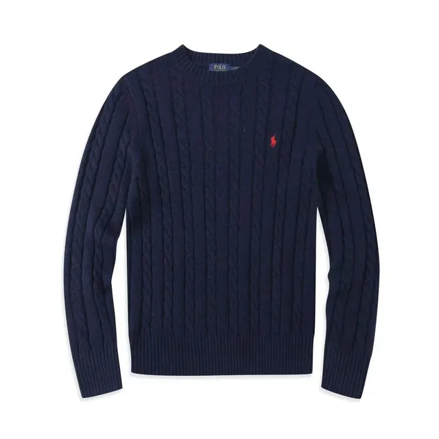Navy blue sweater (little red horse)