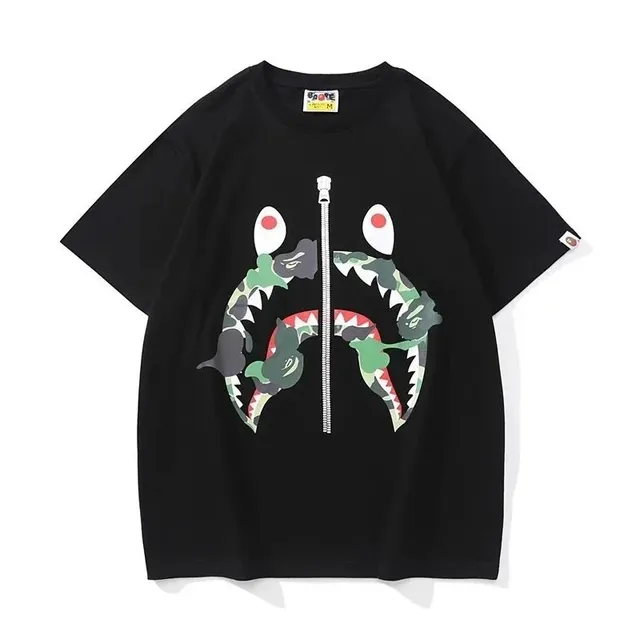 BAPE Shark Tee Camouflage Shark Zip