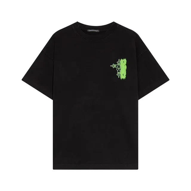 Chrome Hearts T-Shirt Cross and Brushstroke Print