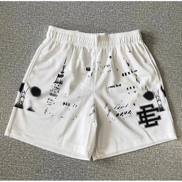Eric Emanuel Mesh Shorts City Print
