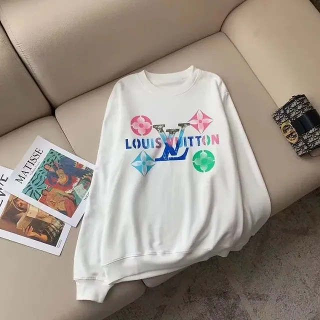 Louis Vuitton Crewneck Sweatshirt Multicolor Monogram Print