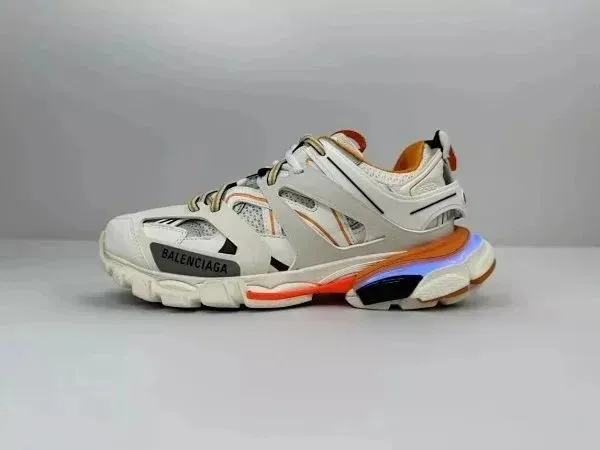 Balenciaga Triple S White Orange Blue
