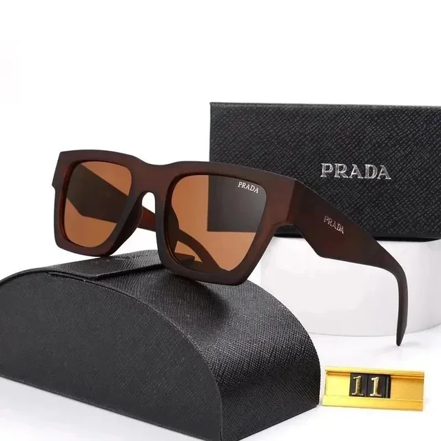 Prada Sunglasses Rectangular Acetate Frame