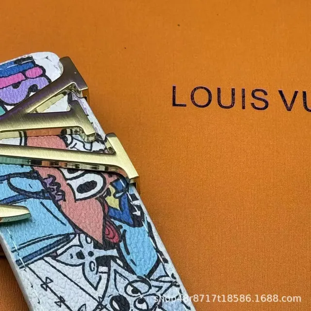 Louis Vuitton LV Belt Cartoon Print