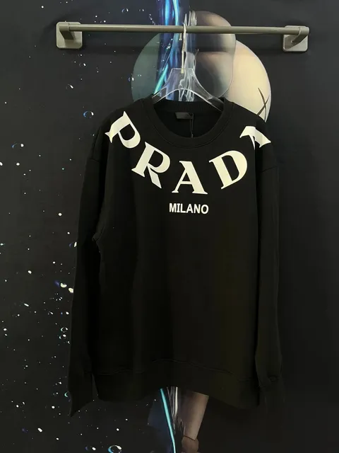 Prada Logo Sweatshirt Milano Print