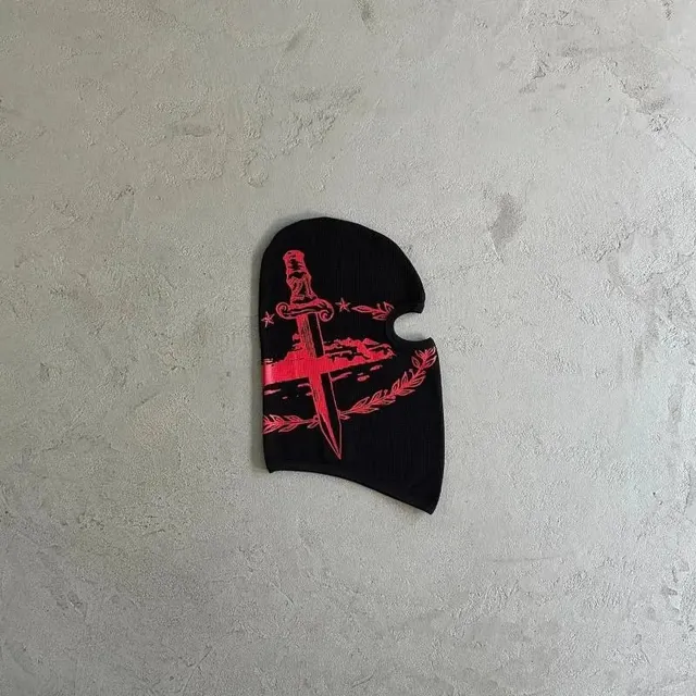 Corteiz × Slaughter Gang Balaclava Sword Print