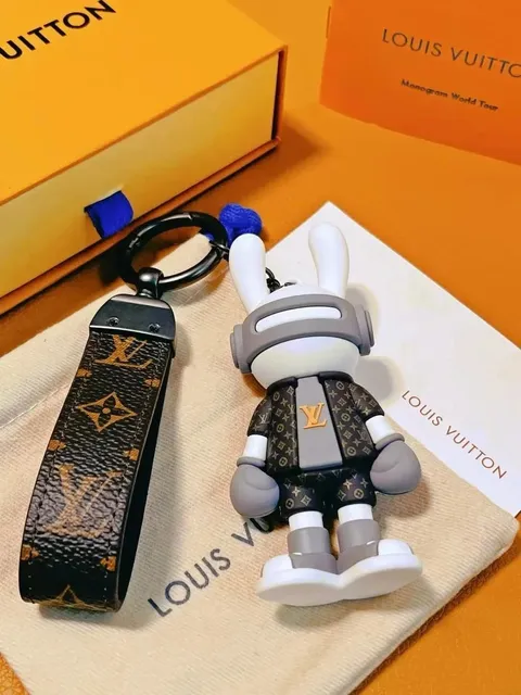 Louis Vuitton KAWS Companion Keychain Monogram World Tour