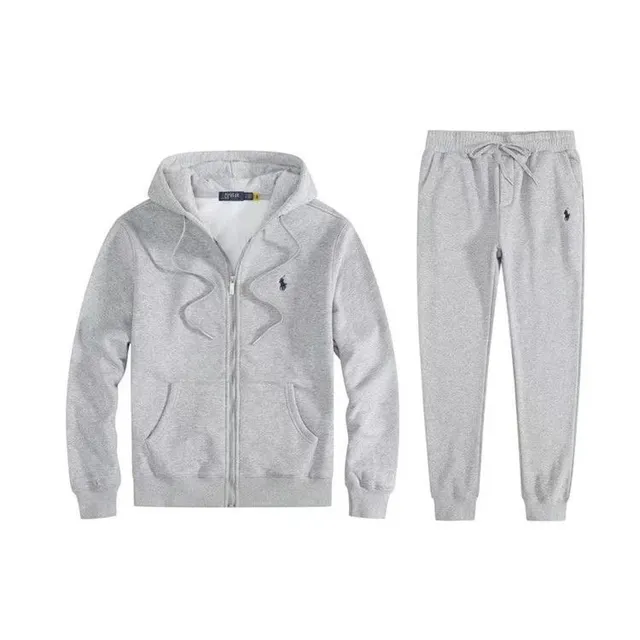 Polo Ralph Lauren Hoodie and Joggers Set Heather Grey