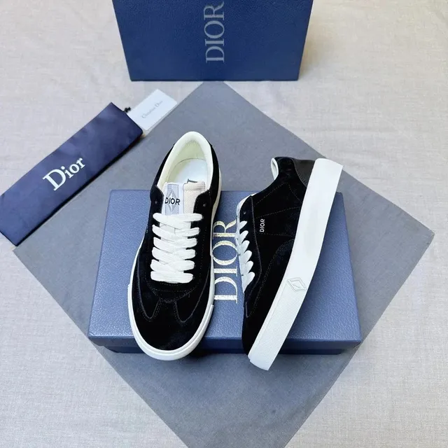Dior B23 Low Top Black Velvet