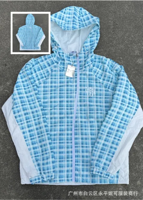 Chrome Hearts Hooded Windbreaker Plaid Grid