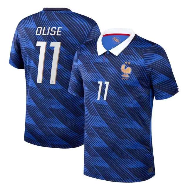 France National Team France Home Jersey Olive 11