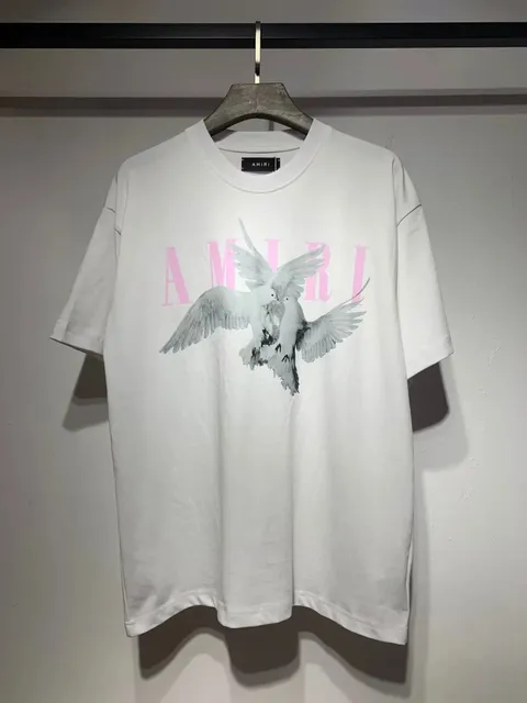 Amiri Graphic T-Shirt Dove Print