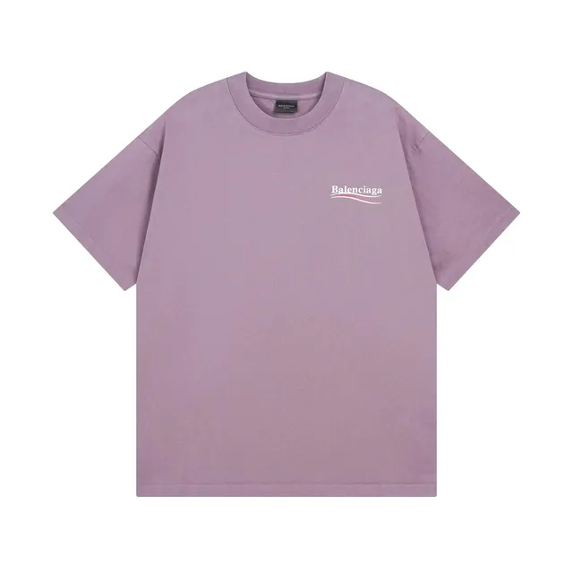 Balenciaga Logo T-Shirt Wave Logo