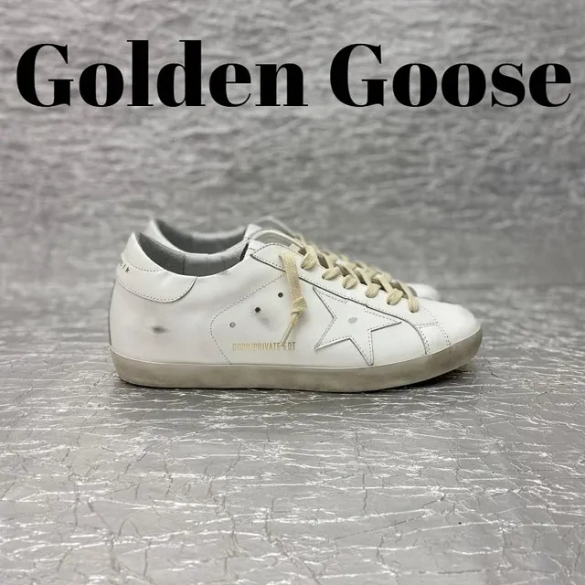 Golden Goose Superstar Distressed White