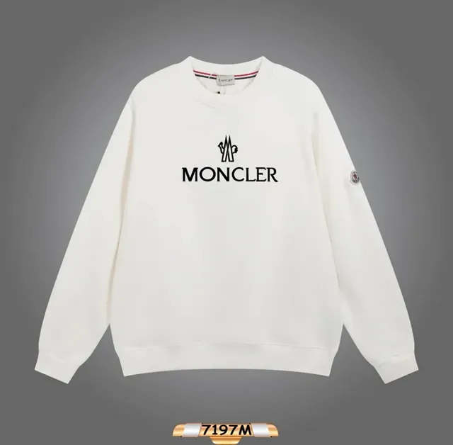 Moncler Crewneck Sweatshirt Logo Print