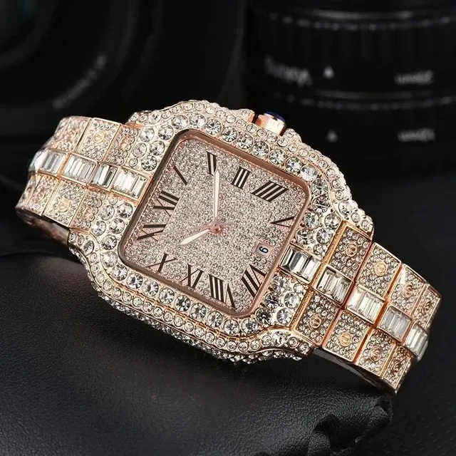 Cartier Santos Fully Iced