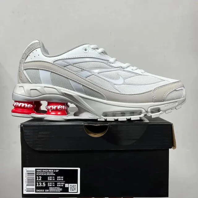 Nike Shox Ride 2 SP White/White Grey/Red