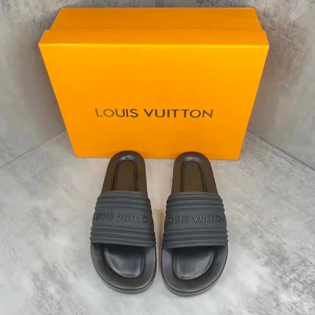 Louis Vuitton Slide Sandals Monogram Rubber