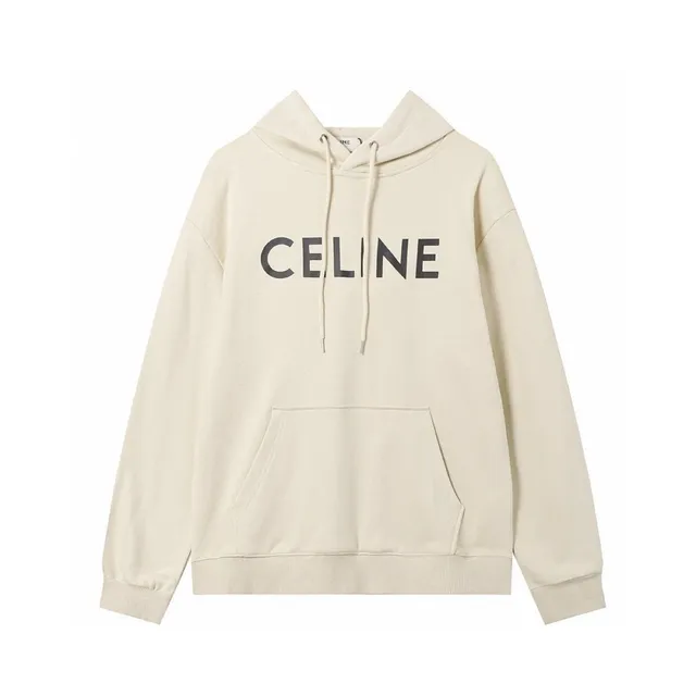 Celine Logo Hoodie Oversized