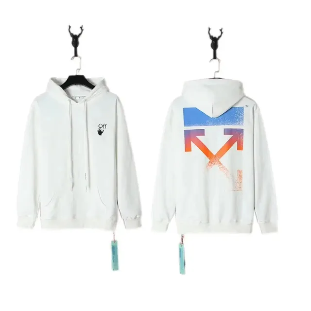 Off-White Hoodie Arrow Gradient Print
