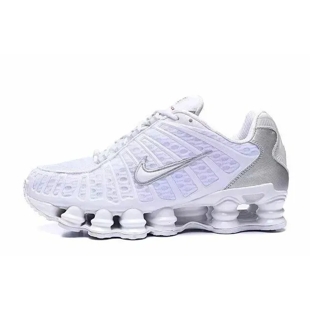 Nike Shox R4 Triple White