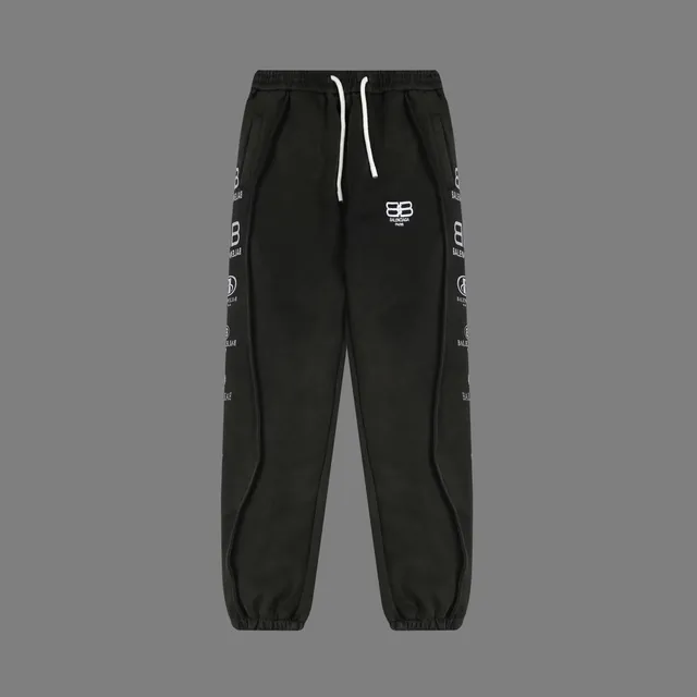 Balenciaga Track Pants Logo Print