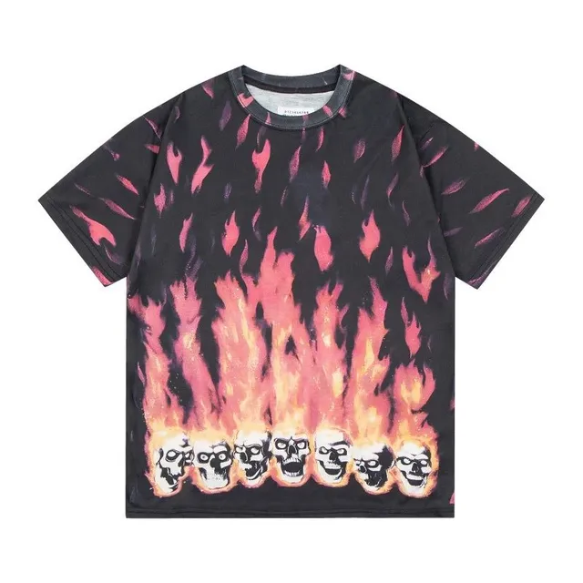 Off-White Flame Skull Tee