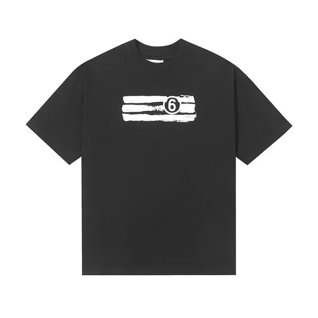 Maison Margiela Graphic Tee Brushstroke Logo