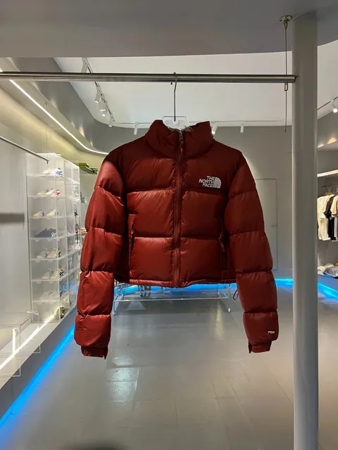 The North Face Nuptse Jacket Crimson