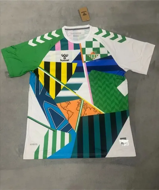 Hummel Real Betis 2023-24 Third Jersey Multicolor Geometric Print