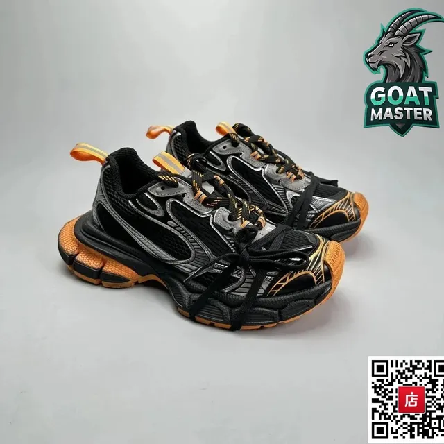 Hellstar Chunky Runner Black Orange