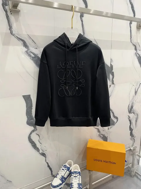 Loewe Logo Hoodie Embroidered Anagram