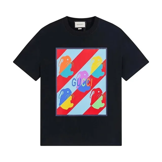 Gucci Graphic T-Shirt Rabbit Print