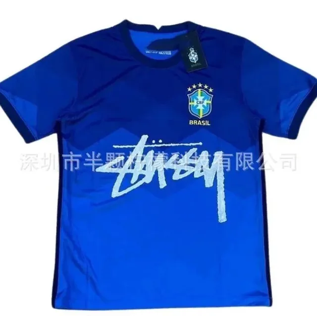 Stüssy × Nike Brazil Jersey Tee CBF x Stussy