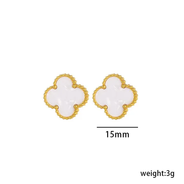 6606 白贝耳钉 1.5CM