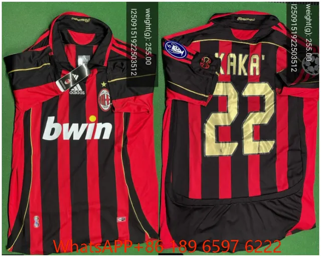Adidas AC Milan Home Jersey Kaka #22