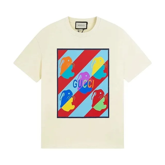 Gucci Graphic T-Shirt Rabbit Print