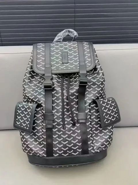 Goyard Saint Louis Backpack Chevron Print
