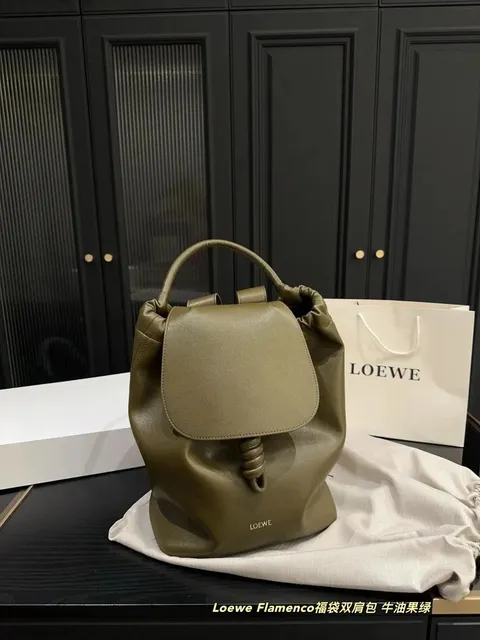 Loewe Flamenco Drawstring Backpack