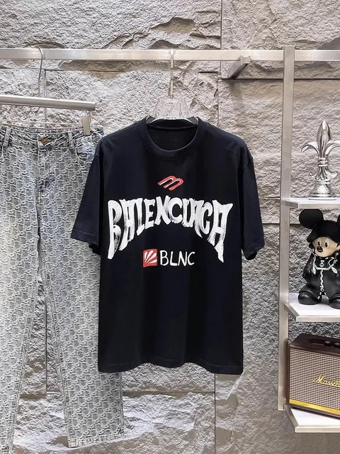 Balenciaga Graphic T-Shirt BLNC Logo