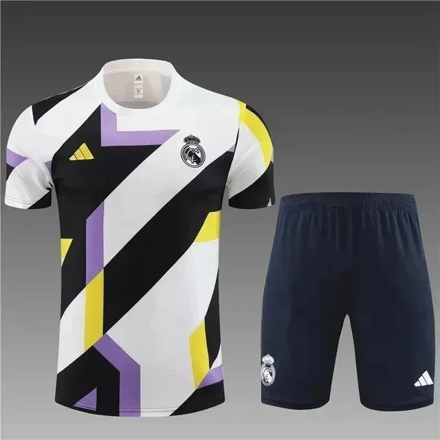 Adidas × Real Madrid Training Kit Geometric Print