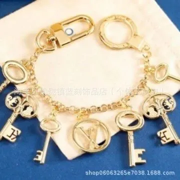 Louis Vuitton Key Charm Bracelet Gold-tone Key Charms