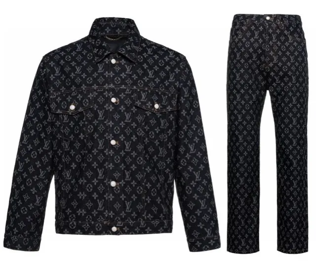 Louis Vuitton Monogram Denim Set All-Over Monogram