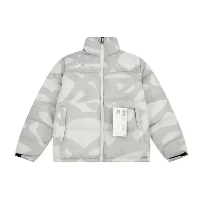 The North Face Puffer Jacket Camouflage Print