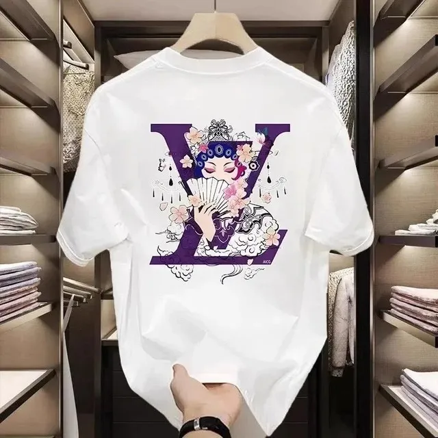 Louis Vuitton Graphic T-Shirt Geisha Print