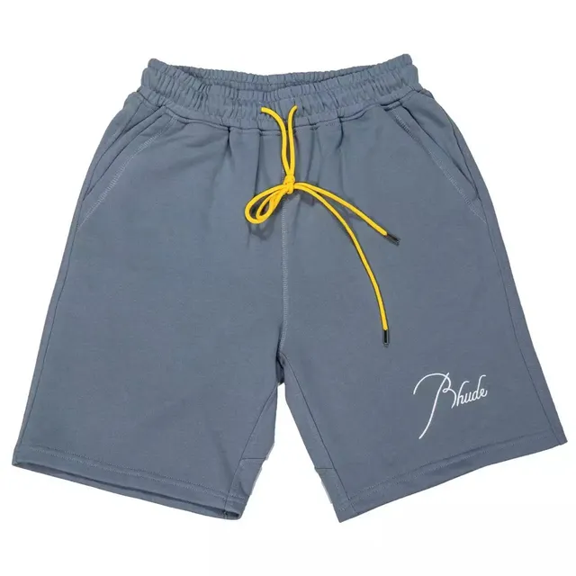 Rhude Embroidered Shorts Script Logo