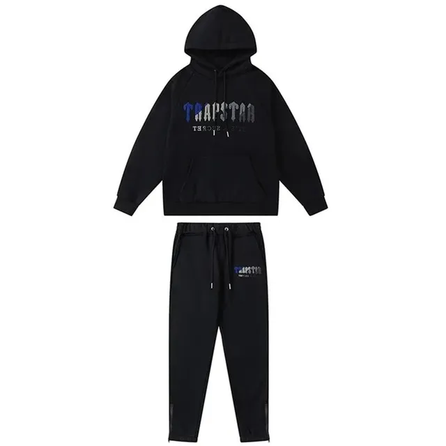 Corteiz Hoodie and Joggers Set TRAPSTAR Logo