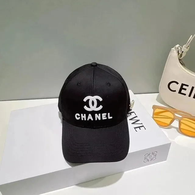 Chanel Baseball Cap CC Logo Embroidered