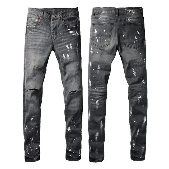 Levi's 501 Jeans Distressed Paint-Splatter